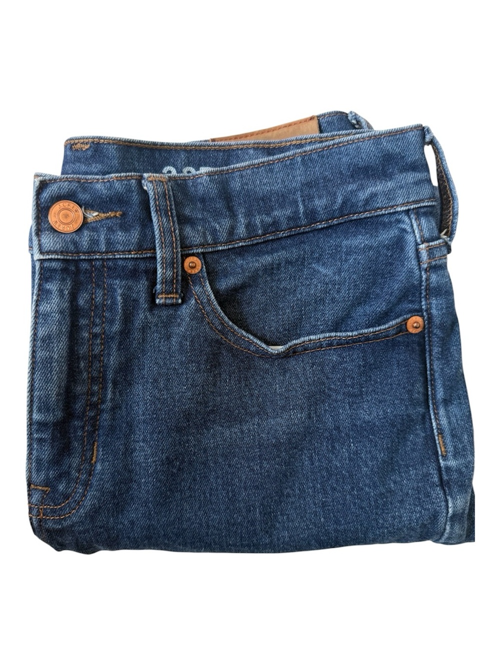 J.Crew Classic Straight-Leg Jeans Blue 28P Petite VGUC